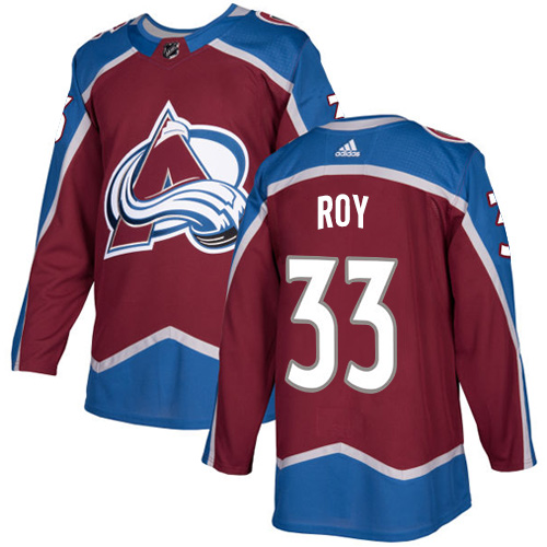 Adidas Men Colorado Avalanche #33 Patrick Roy Burgundy Home Authentic Stitched NHL Jersey->colorado avalanche->NHL Jersey
